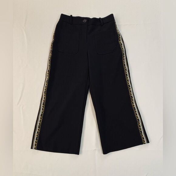 Zara Logo tuxedo pants cropped EUC - Picture 7 of 12
